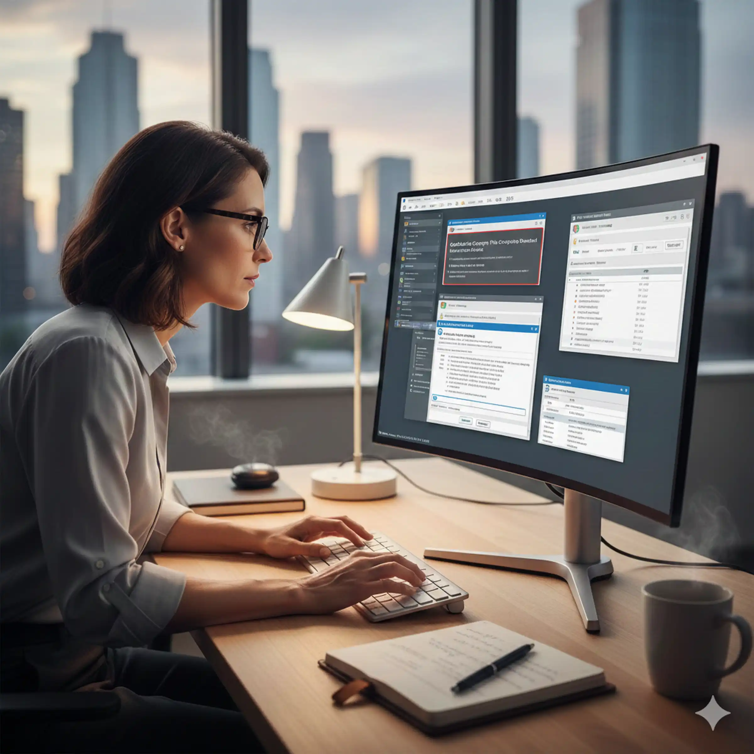 QuickBooks specialist diagnosing and repairing